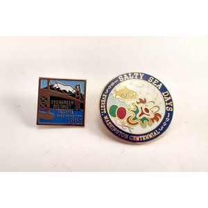 SALTY SEA DAYS EVERETT WASHINGTON CENTENNIAL PIN 1893-1993 Tacoma Evergreen Pin